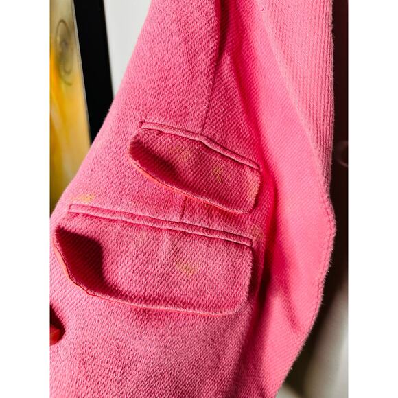 THEBE MAGUGU Bubblegum Pink Backless Single-Breasted Blazer Size XS - Picture 10 of 11